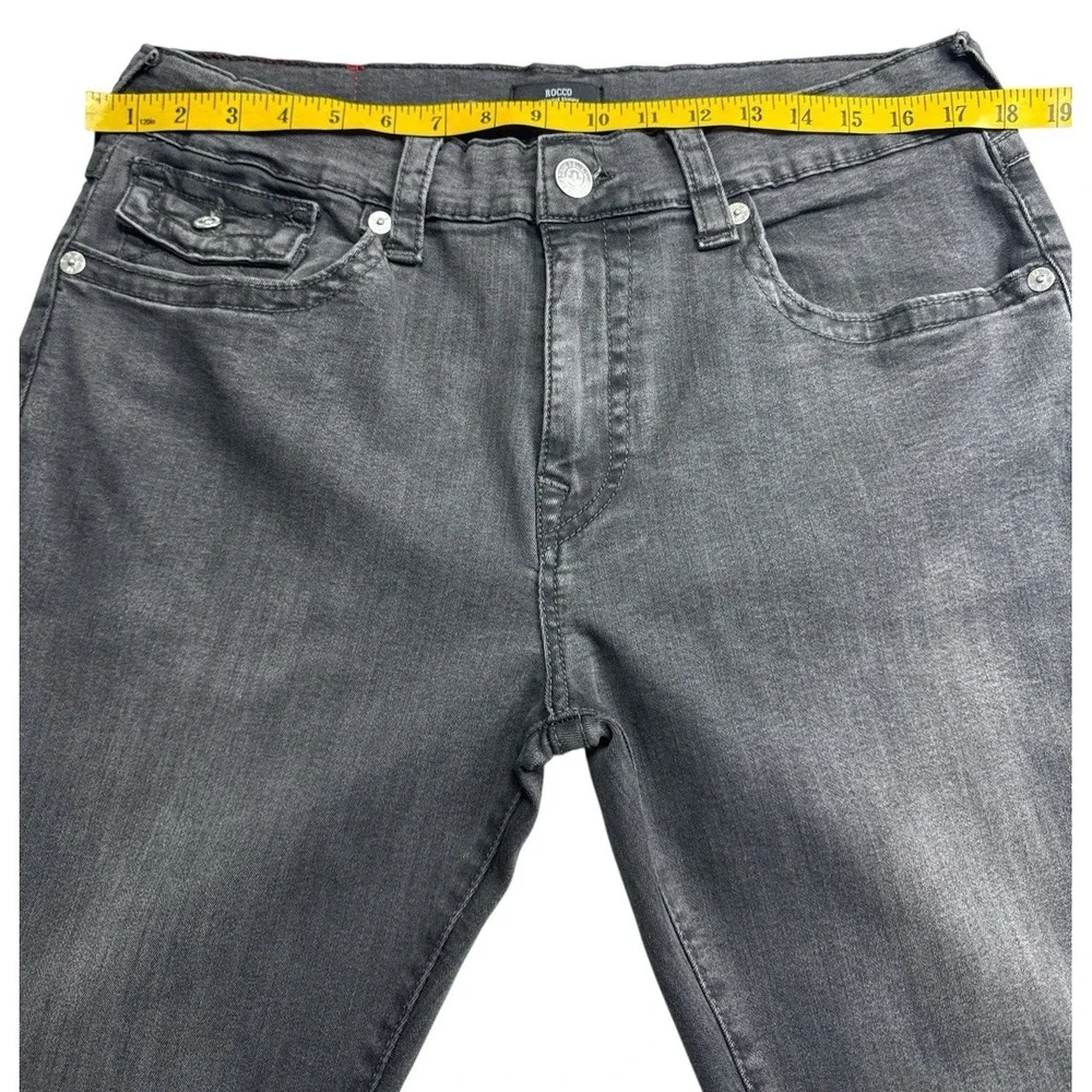 True Religion Rocco Relaxed Skinny‎ Jeans Flap Pockets Size 36 Style 106701